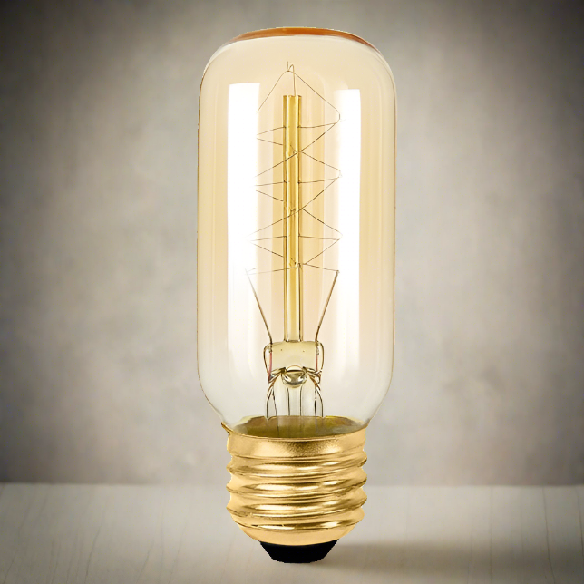 40-Watt Incandescent Radio Style Vintage Light Bulb