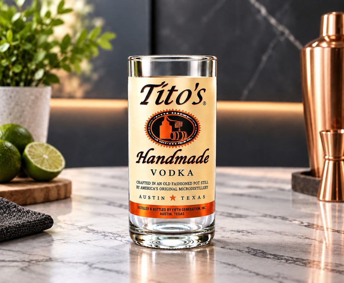 Tito's Vodka Bottle Shot Glass