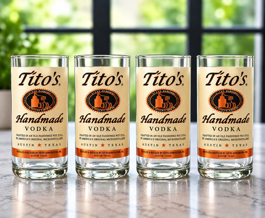 Tito's Vodka Bottle Shot Glass