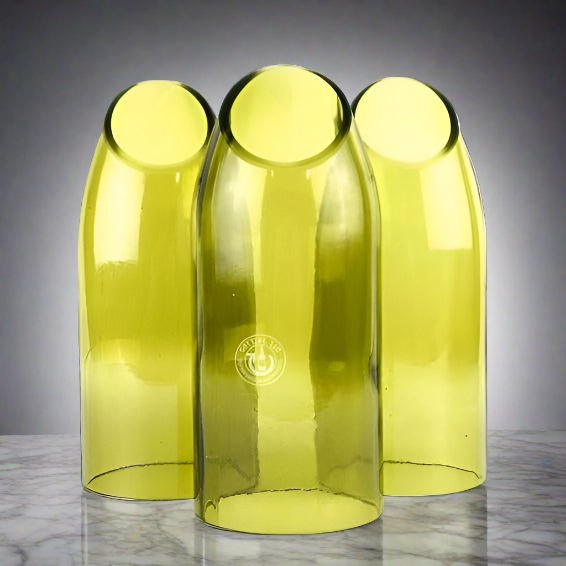 Wine Bottle Candle Cover Set - Low Slanted Cut