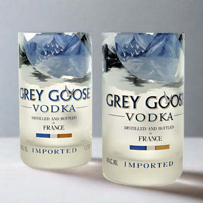 Grey Goose Vodka Bottle 18oz Glass Set