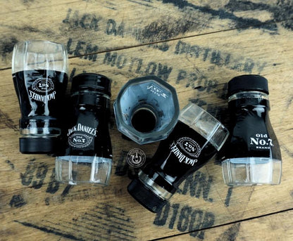 Jack Daniel's Whiskey Bottle Neck Shot Glass