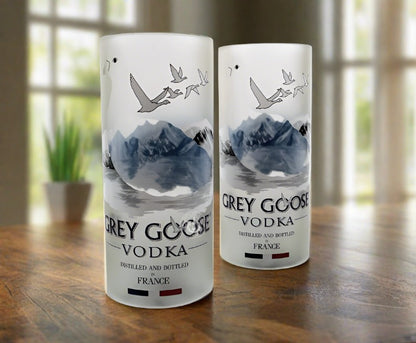 Grey Goose Vodka Bottle Candle Cover Set