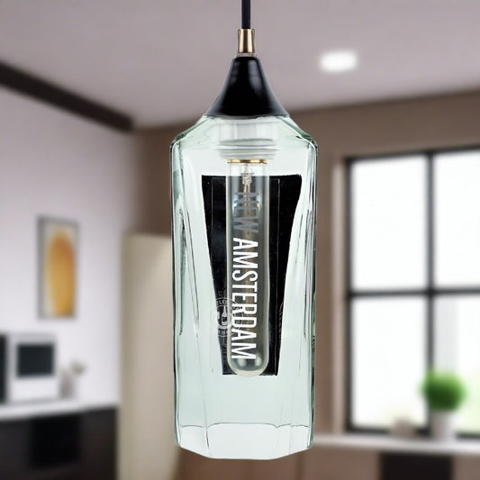 New Amsterdam Gin Bottle Pendant Light