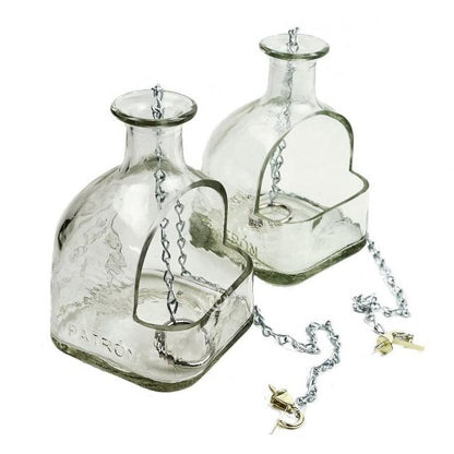 Patron Tequila Bottle Hanging Planter Set