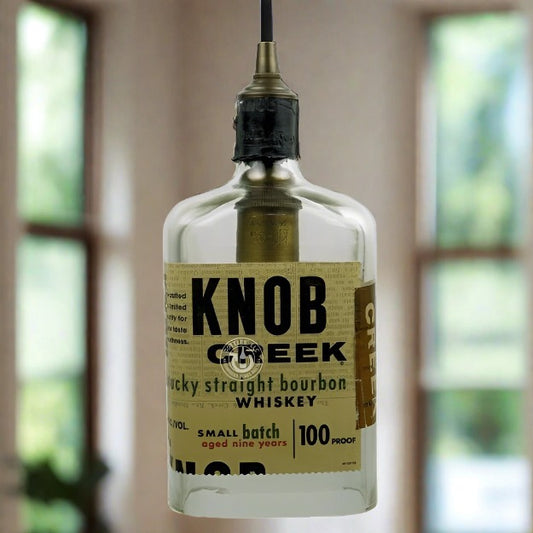 Knob Creek Whiskey Bottle Pendant Light