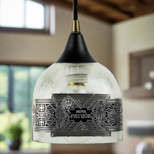 Patron Tequila 2016 Limited Edition Bottle Pendant Light