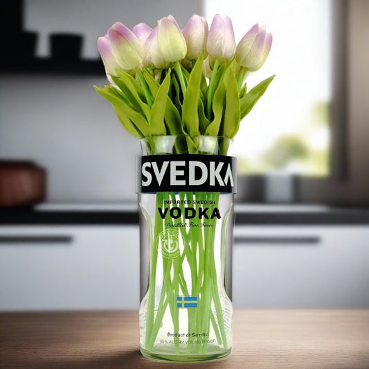 Svedka Vodka Bottle Vase