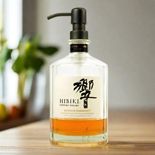 Hibiki Whiskey Bottle Soap Dispenser