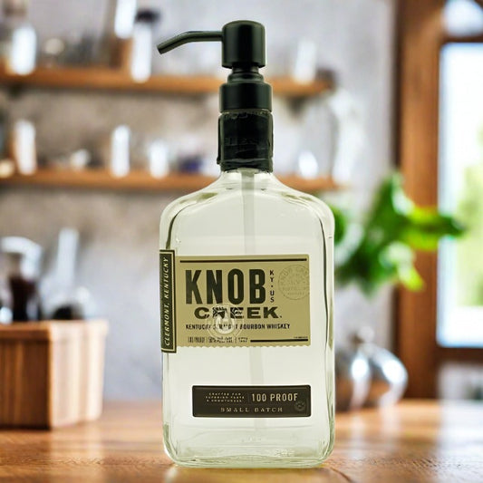 Knob Creek Whiskey Bottle Soap Dispenser