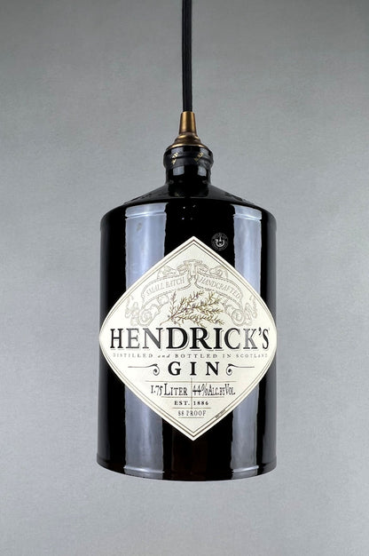 Hendrick's Gin Bottle Pendant Light