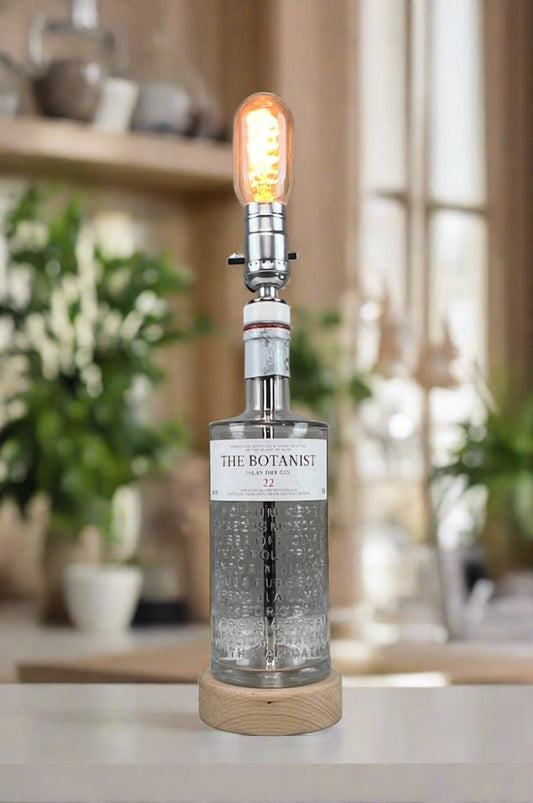 The Botanist Gin Bottle Lamp