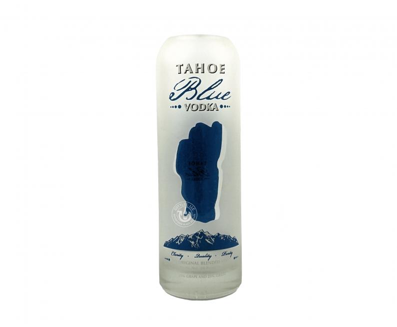 Tahoe Blue Vodka Bottle Vase