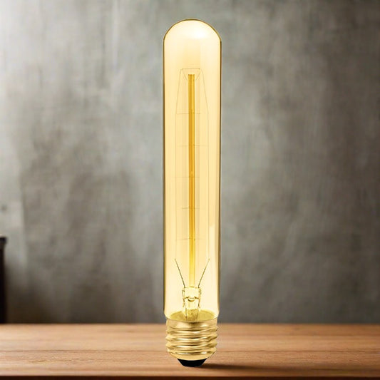 60-Watt Incandescent Tubular Style Vintage Light Bulb