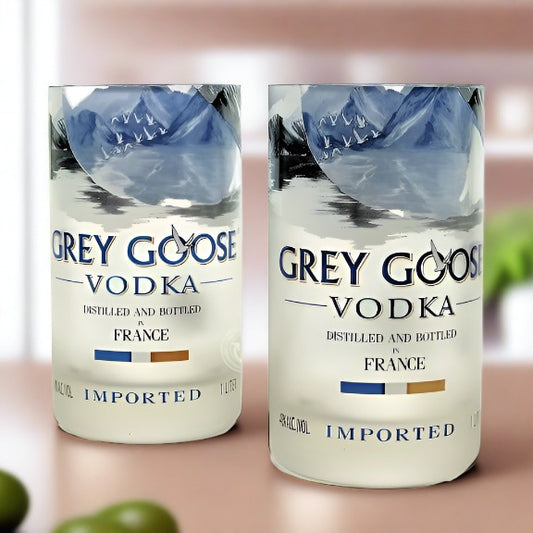 Grey Goose Vodka Bottle 18oz Glass Set